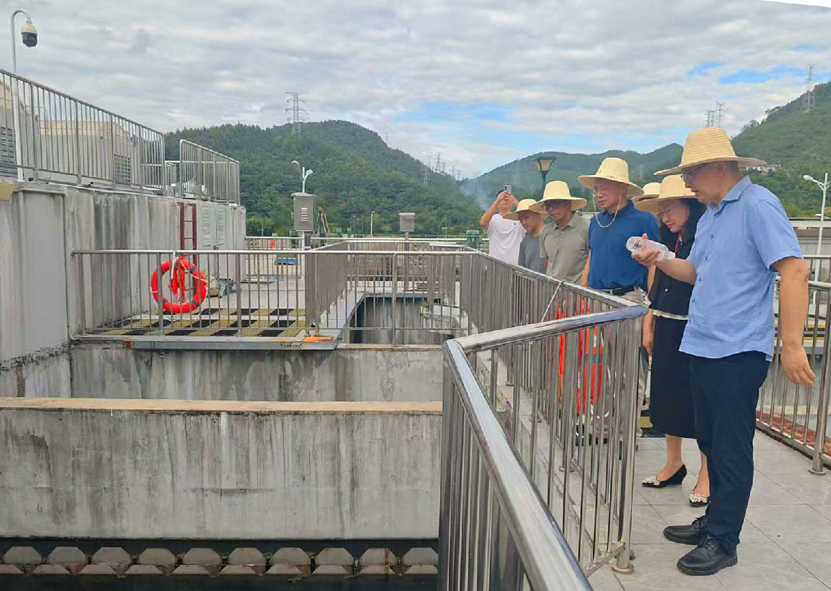 叶辉一行在邵武城区污水处理厂安全检查.jpg